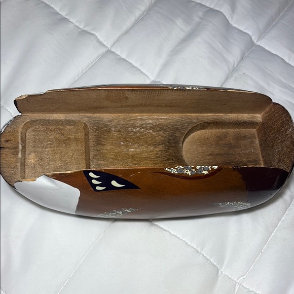 Vintage Wooden Mallard Decoy Duck Telephone- 1980’s Brown and Green - Picture 5 of 11